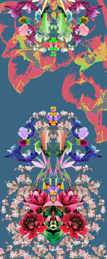 欧美风花卉印花印花华亿平台图片