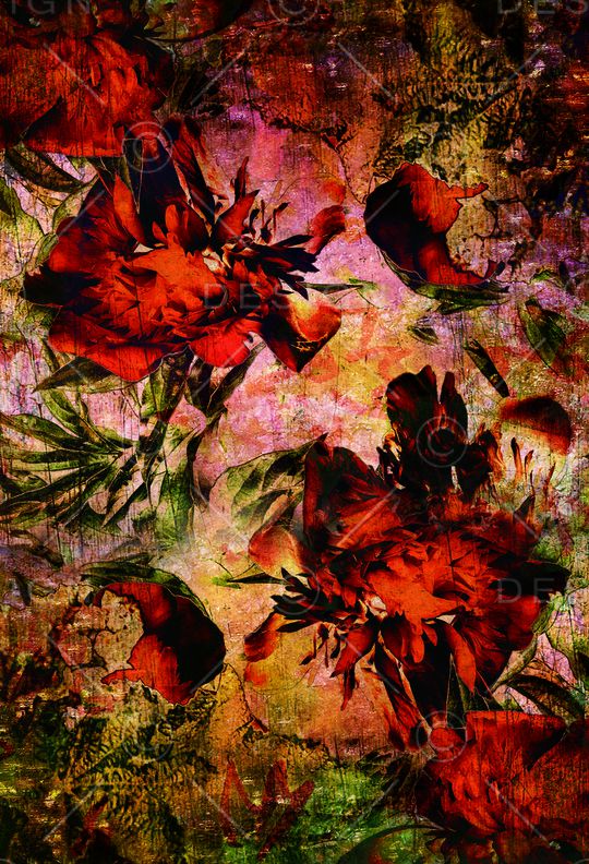 乱花印花华亿平台图片