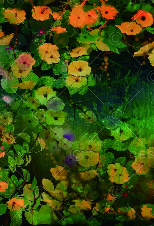 花朵印花华亿平台图片