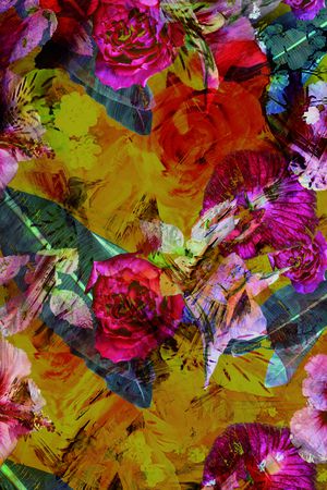 乱花印花华亿平台图片