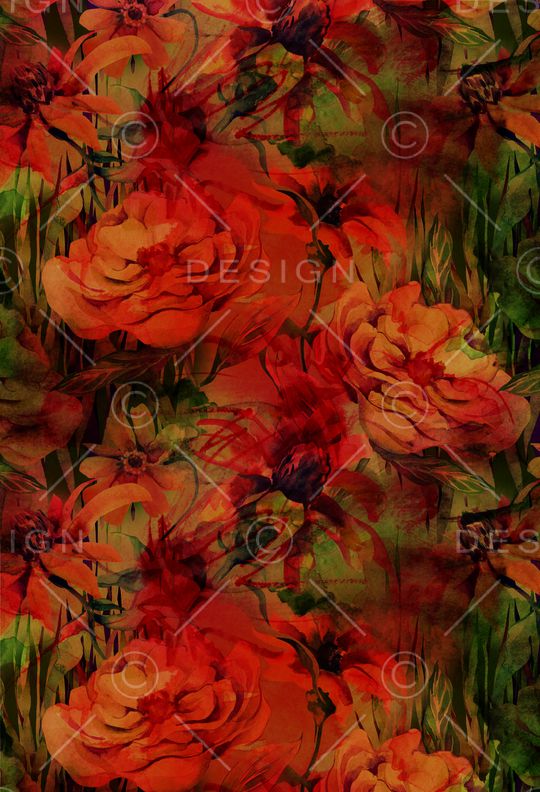 乱花印花华亿平台图片