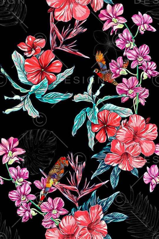 花朵印花华亿平台图片