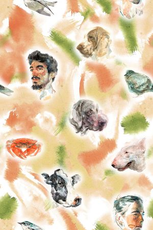 抽象印花华亿平台图片