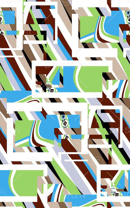 几何印花华亿平台图片