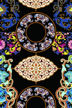 民族风情印花华亿平台图片