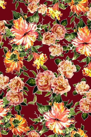 手绘印花华亿平台图片