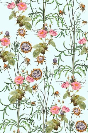 玫瑰印花华亿平台图片