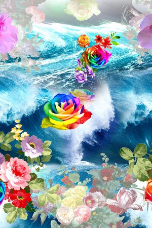 海浪印花华亿平台图片