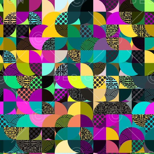 几何印花华亿平台图片