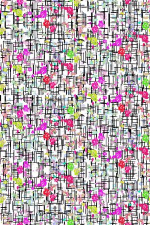 几何纹理印花华亿平台图片