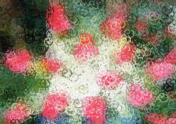 圆圈印花华亿平台图片