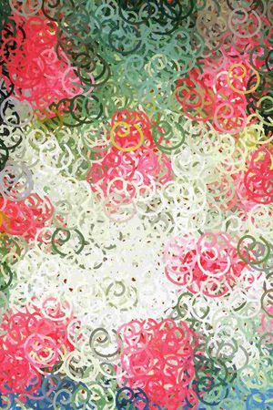 圆圈印花华亿平台图片