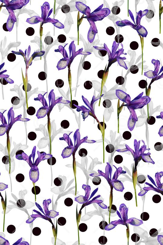 水彩花卉印花华亿平台图片