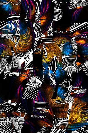 几何印花华亿平台图片