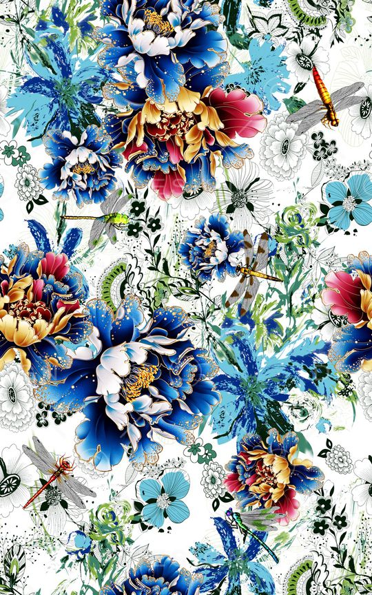 花朵印花华亿平台图片