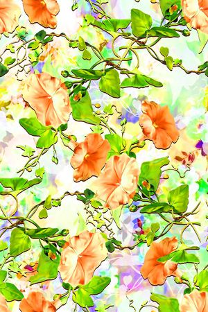 女装花卉印花华亿平台图片