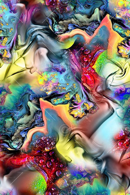 抽象印花华亿平台图片