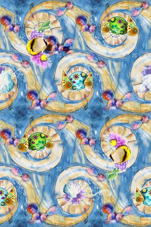 贝壳印花华亿平台图片