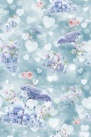 梦幻朦胧印花华亿平台图片