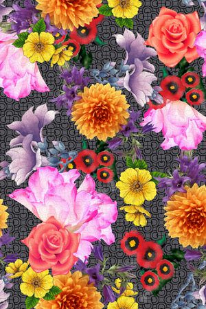 乱花印花华亿平台图片