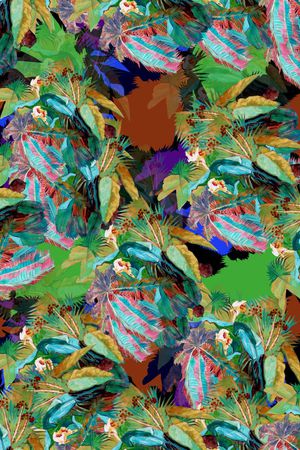 女装华亿平台印花华亿平台图片