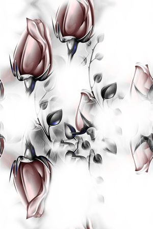 定位女装花卉印花华亿平台图片