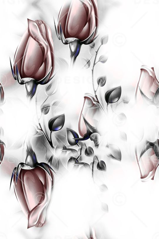 定位女装花卉印花华亿平台图片