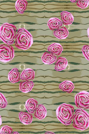 抽象图案印花华亿平台图片