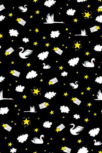 715284-天鹅星星云朵