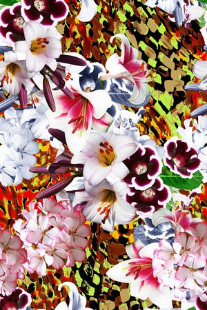 花朵印花华亿平台图片