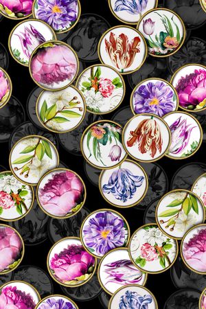 几何印花华亿平台图片