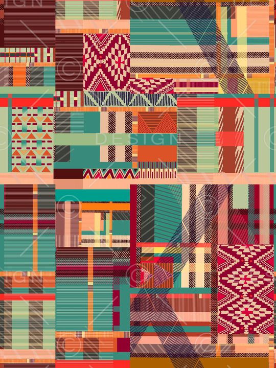 几何印花华亿平台图片