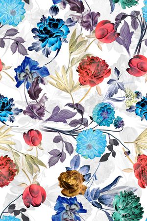 花朵印花华亿平台图片