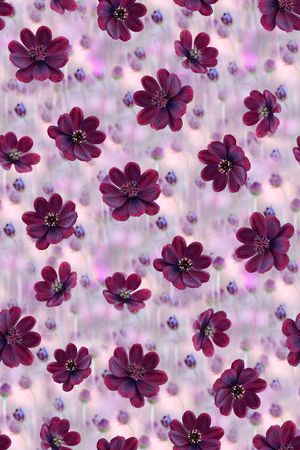 抽象渐变纹理花卉数码印花印花华亿平台图片