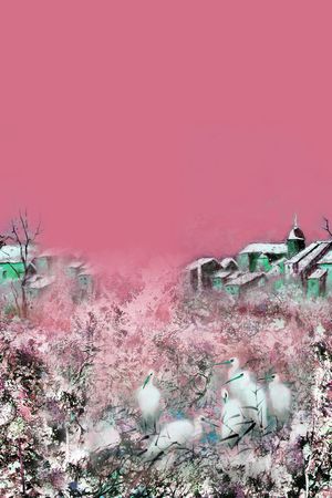 白鹭印花华亿平台图片