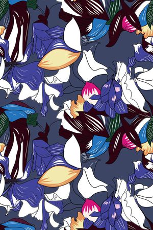 不规则几何印花华亿平台图片