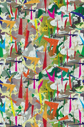 小方块印花华亿平台图片