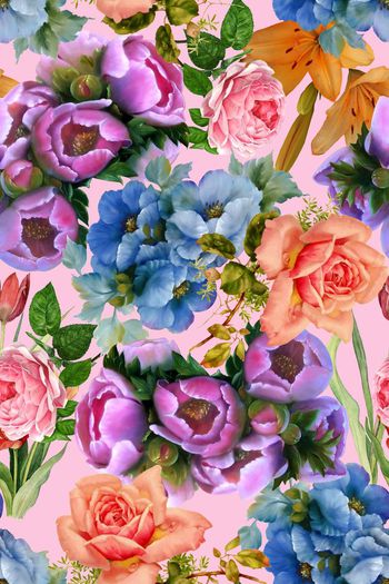 水彩印花华亿平台图片