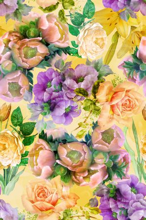 水彩印花华亿平台图片