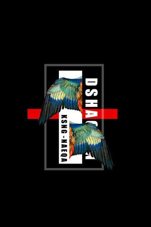 翅膀印花华亿平台图片