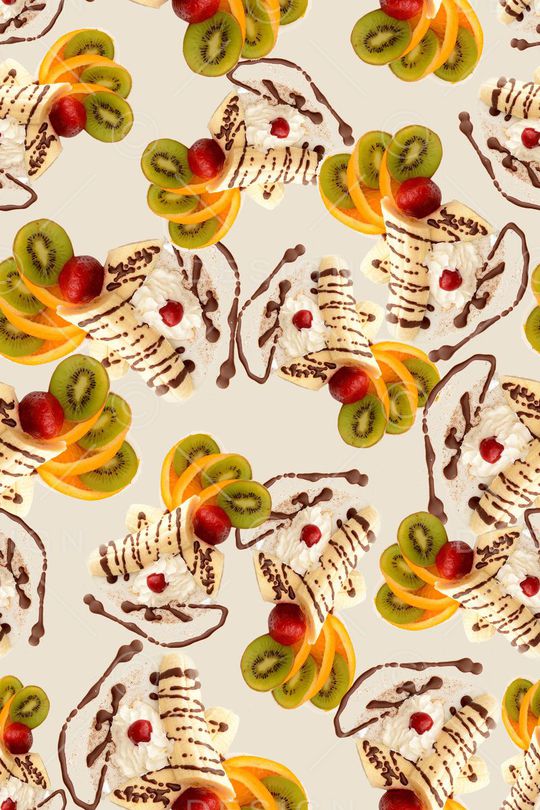 香蕉印花华亿平台图片