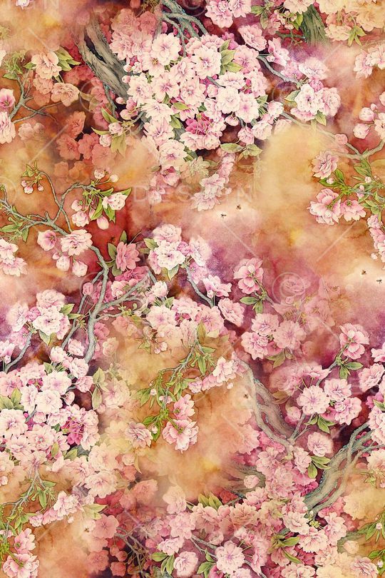 原创水彩手绘印花华亿平台图片