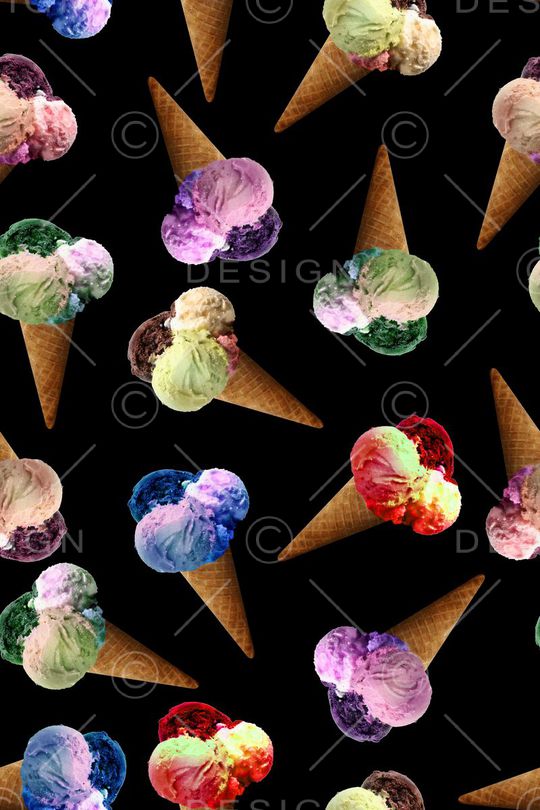 冰淇凌印花华亿平台图片