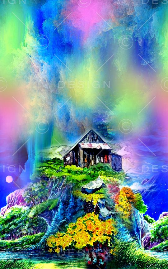 抽象印花华亿平台图片