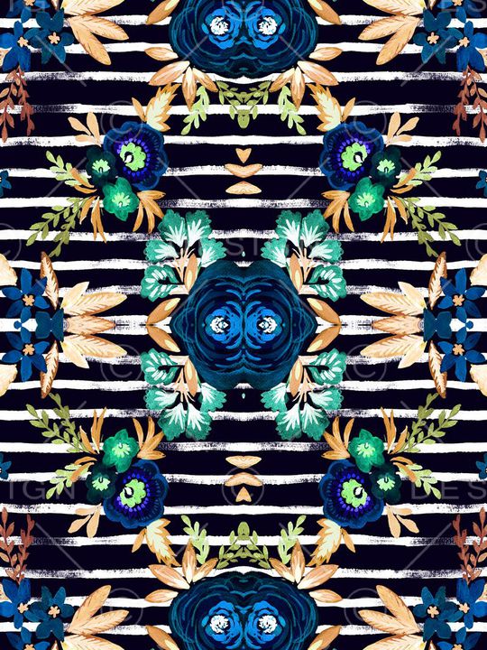 横条印花华亿平台图片