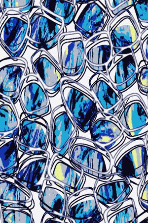 色块印花华亿平台图片