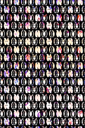 小方块印花华亿平台图片