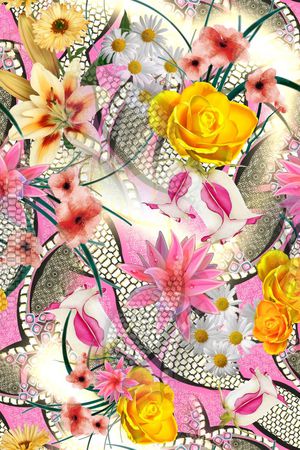 几何印花华亿平台图片