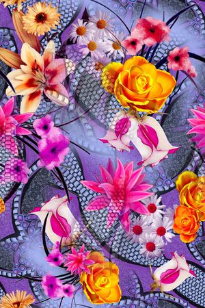 几何印花华亿平台图片