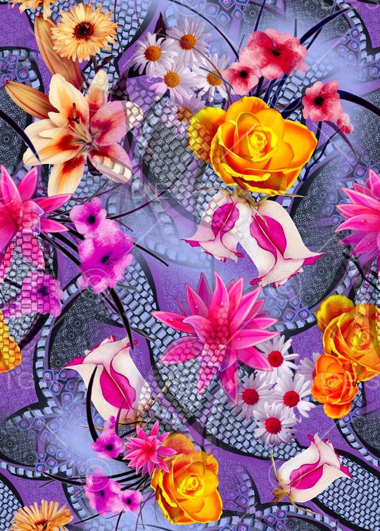 几何印花华亿平台图片